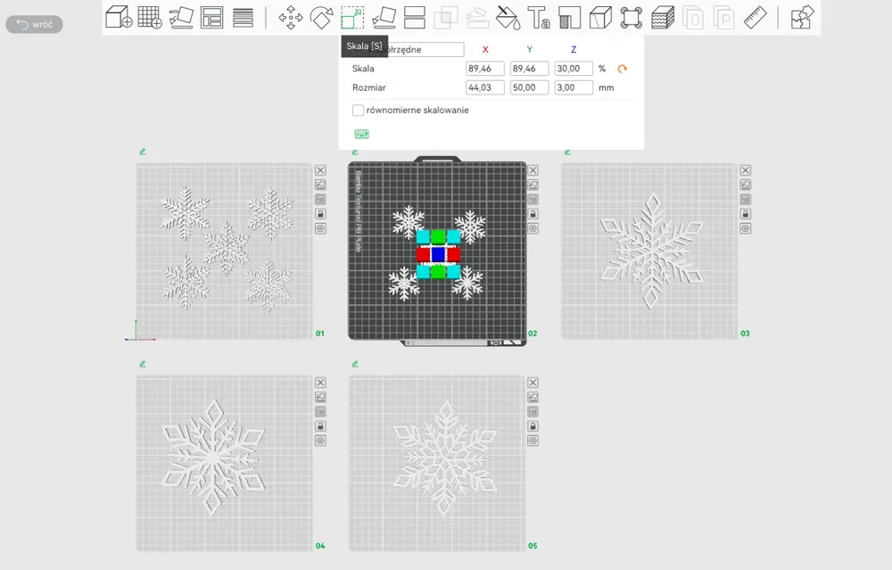 Set of 13 Snowflake Designs - Free 3D Print Model - MakerWorld
