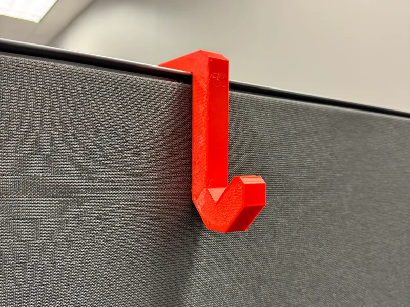 3" Wide Cubical Hanger