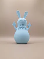 Rabbit with inscription