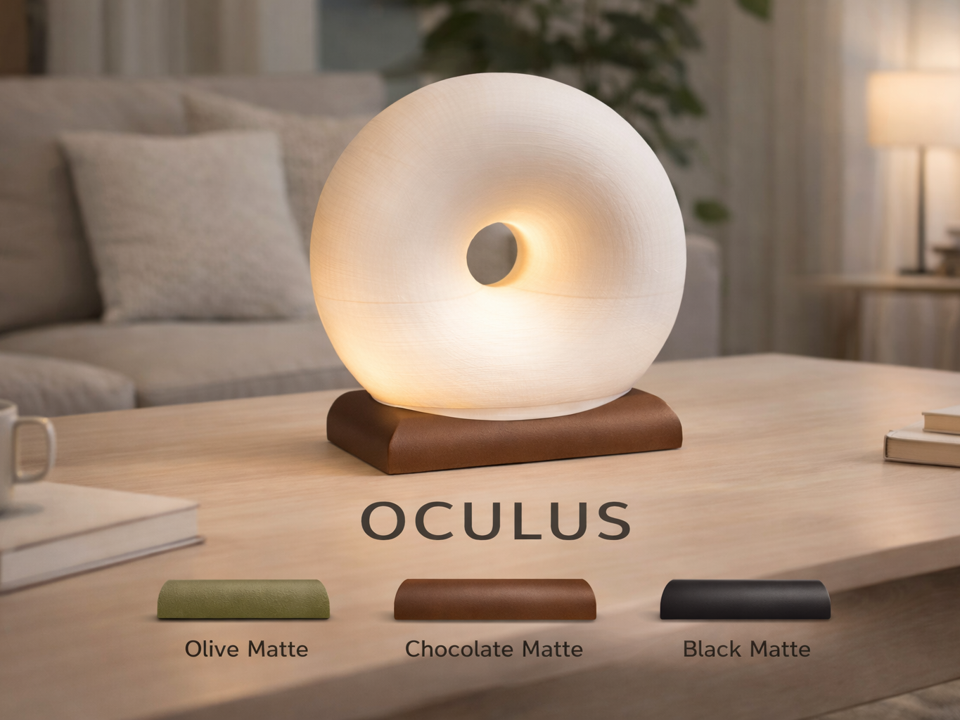 Miniatura 2 do modelo 3D Oculus - Modern Orbit Table Lamp