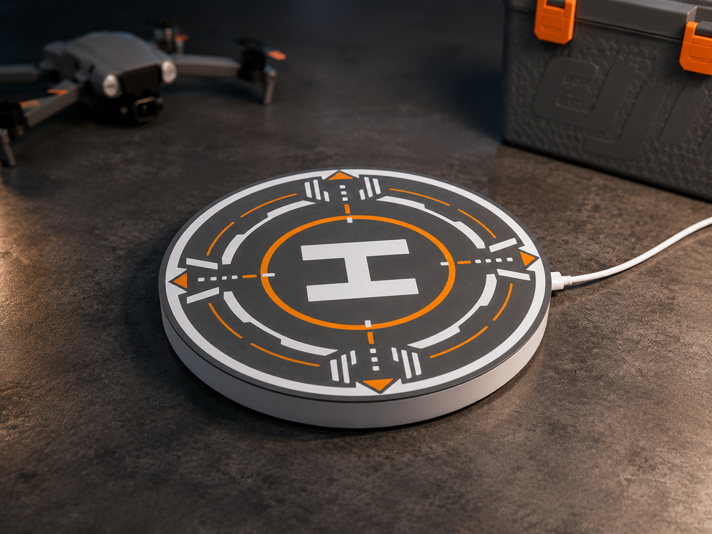 Illuminated Drone Landing Pad