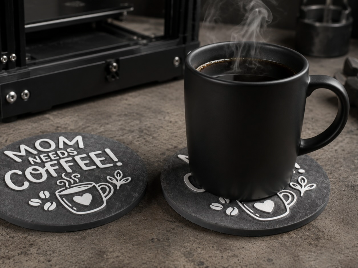 Mom Needs Coffee! Coaster