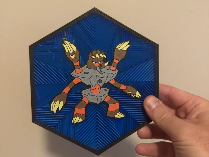 #689 Barbaracle Hex Wall Art