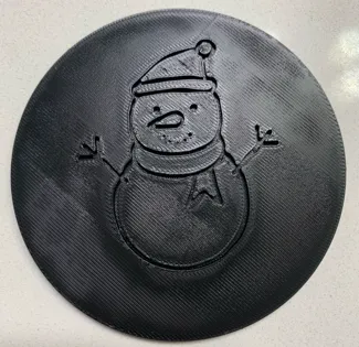 christmas coaster 3 (snowman)