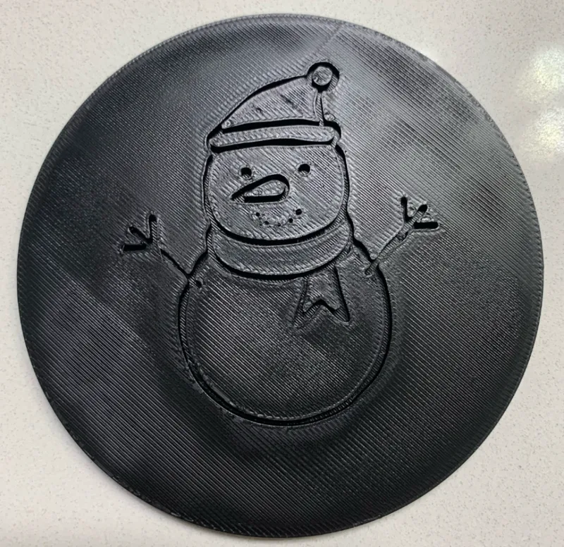 christmas coaster 3 (snowman)