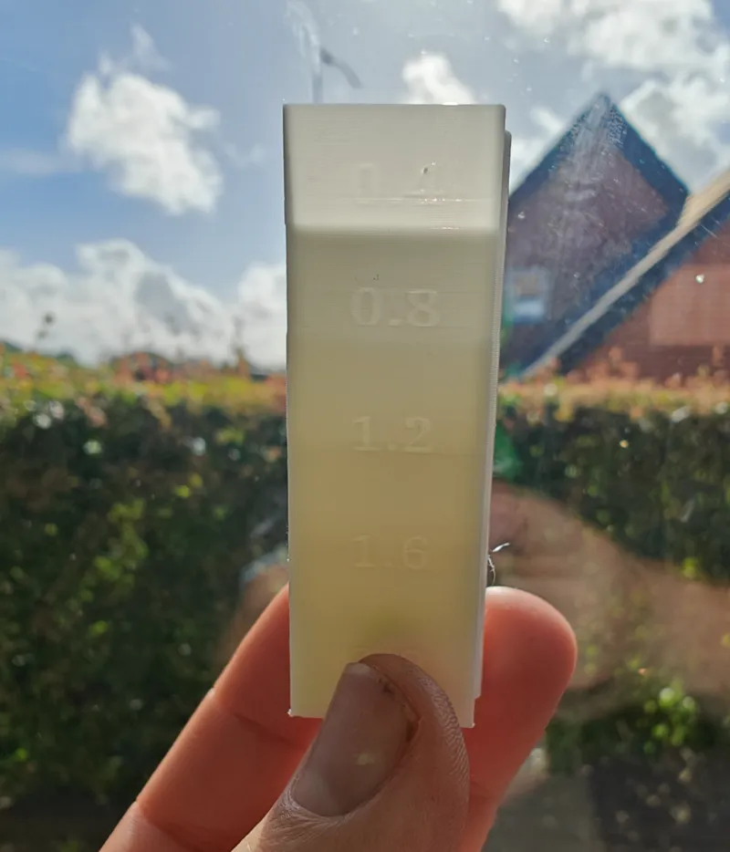 Transparency tower - Test vertical transparency