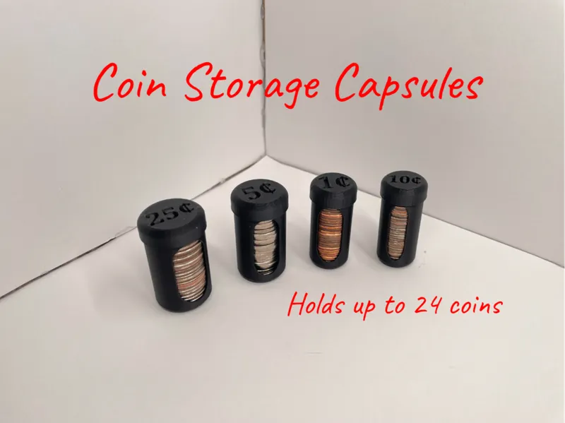 Coin Storage Capsules