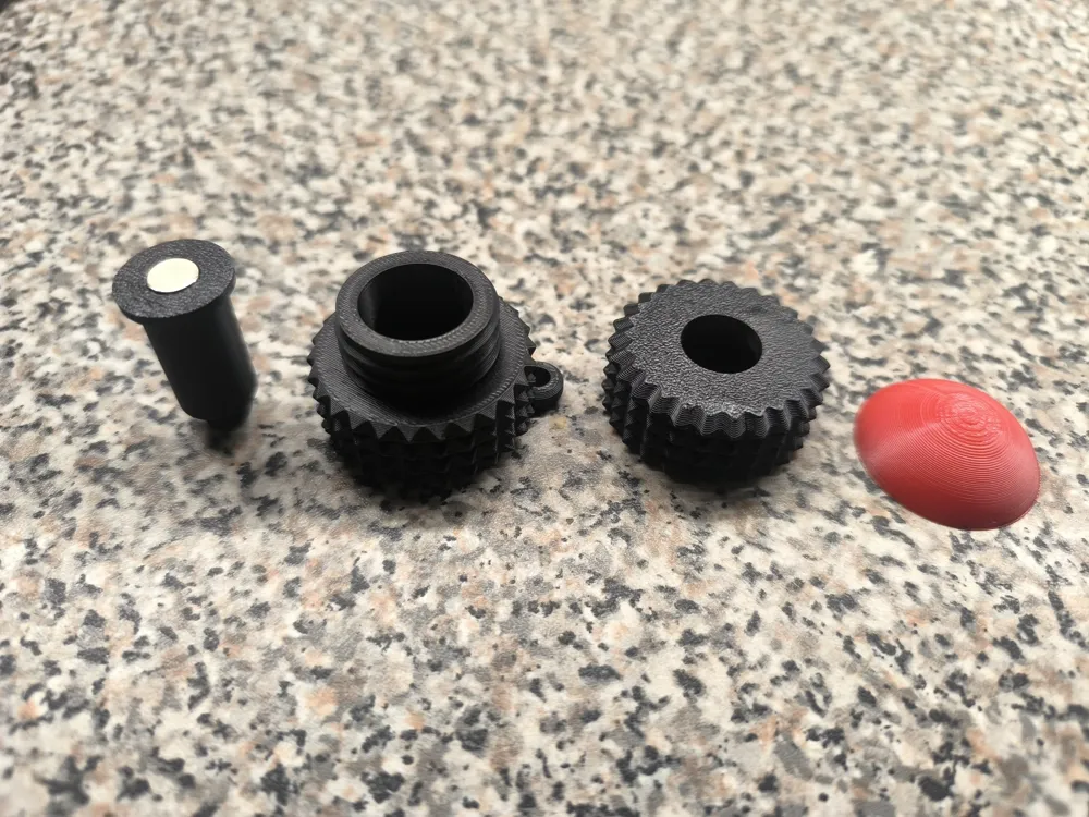 Large Red Button Clicker Red button - magnetic clicker by Frontx MakerWorld: Download Free 3D Models