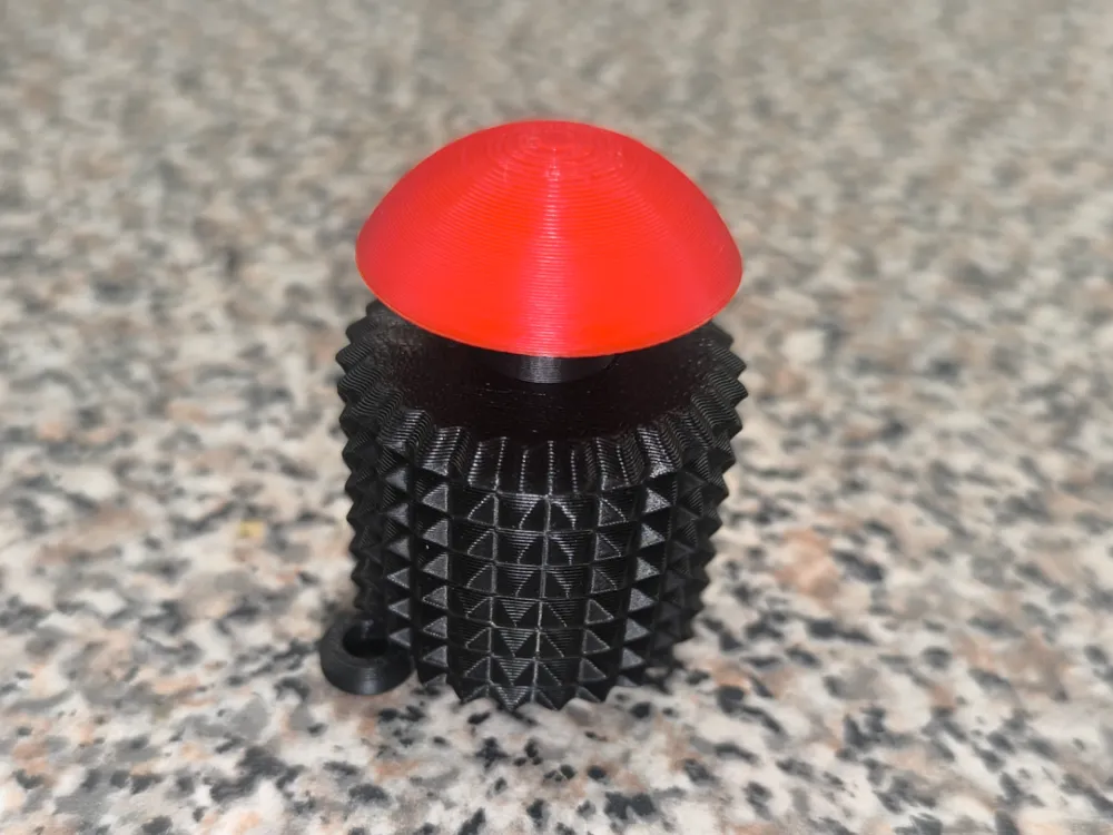 Red button - magnetic clicker by Frontx MakerWorld: Download Free 3D Models