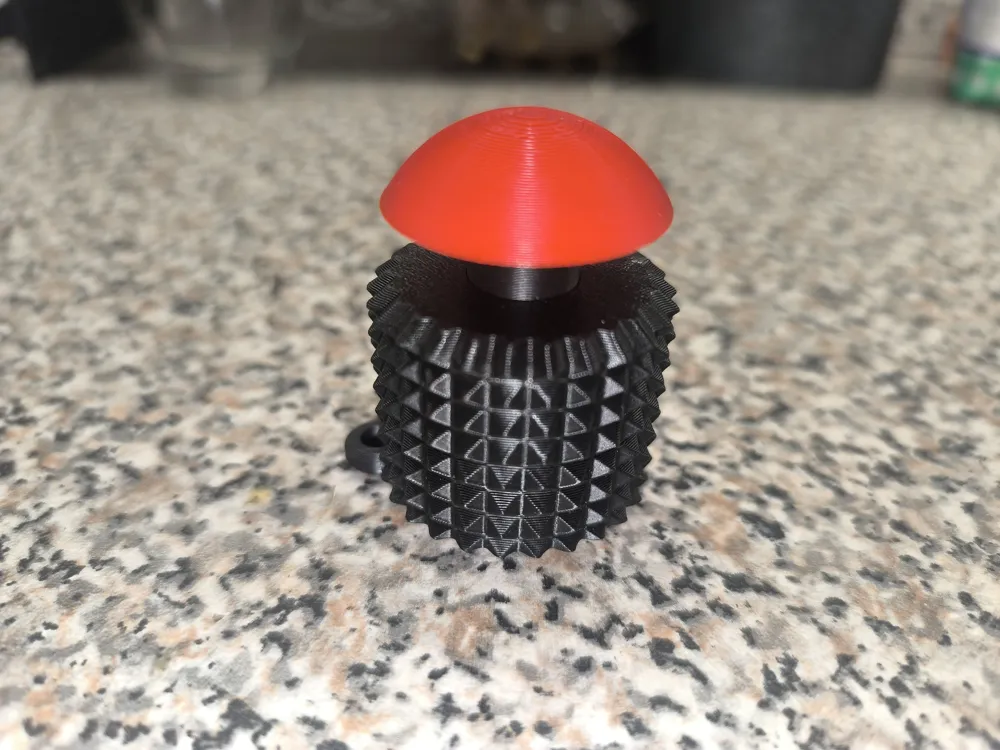 Red button - magnetic clicker by Frontx MakerWorld: Download Free 3D Models