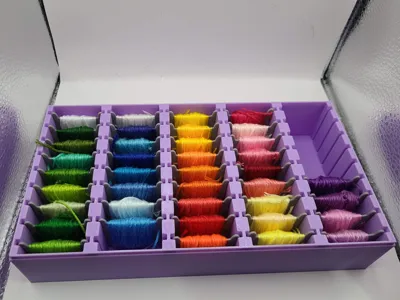 Embroidery Floss Bobbin Case Remix