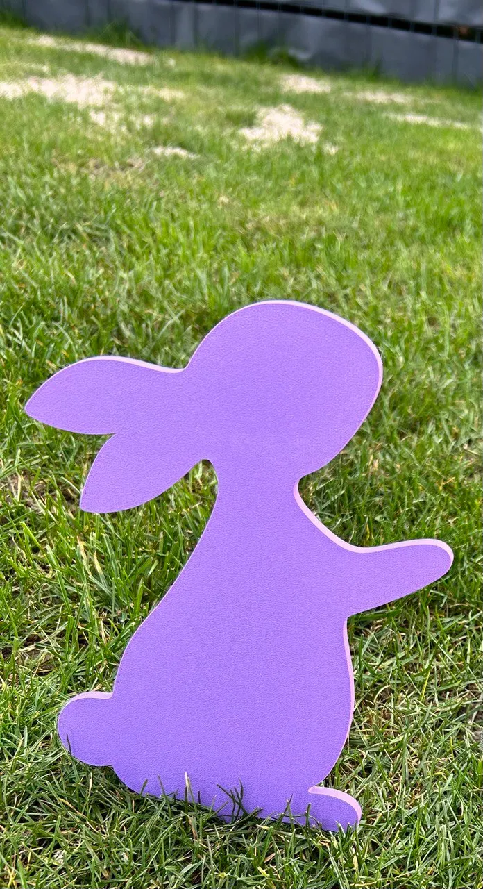 Easter Rabbit no3/ stick'in grass -> Garden decoration