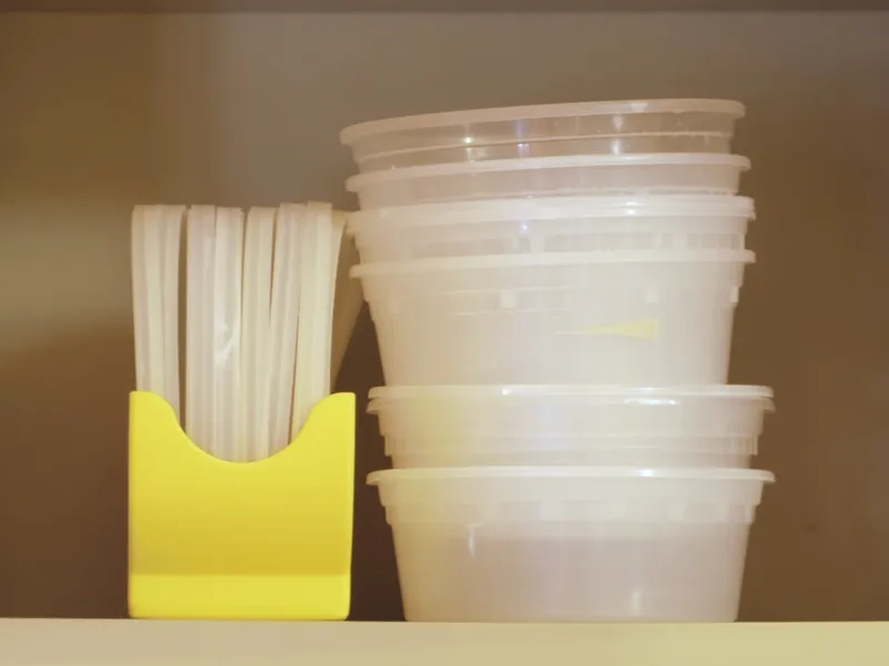 Round Takeout Lid Holder