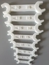 Jeu de clés plates (8 tailles) — photo 1