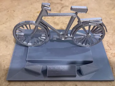 Bicycle and Stand