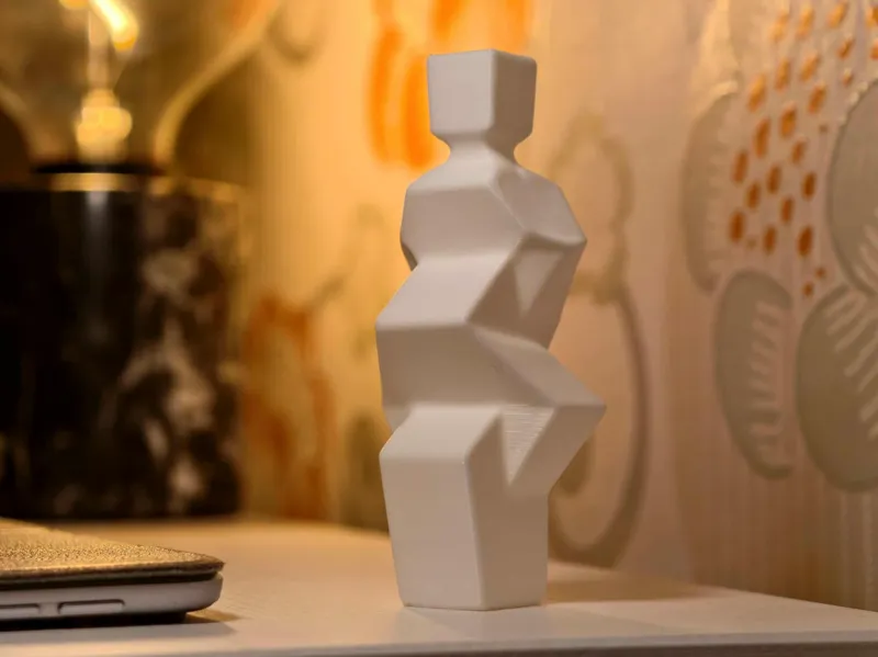 Deco humanity statue