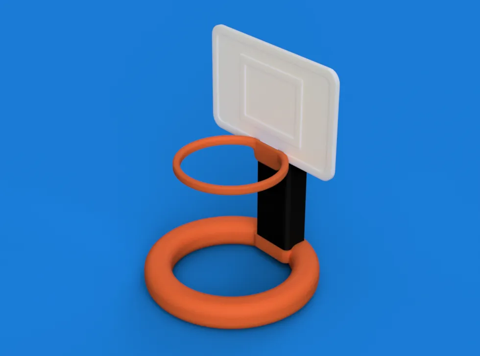 Mini-Ball Hoop! by NR Workshop MakerWorld: Download Free 3D Models