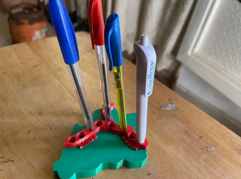 Nigeria's Iconic Rivers Pencil/Pen Holder