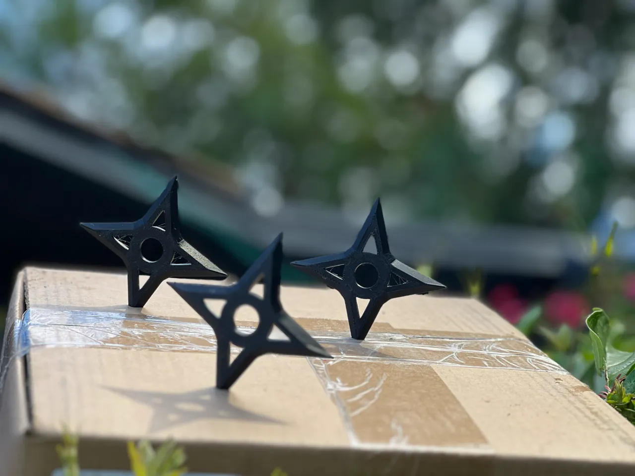 Minimalist Throwing Stars (<1 Hour Print for 3!) view 3