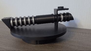 Lifesize Brick Lightsaber * Darksaber - Free 3D Print Model - MakerWorld