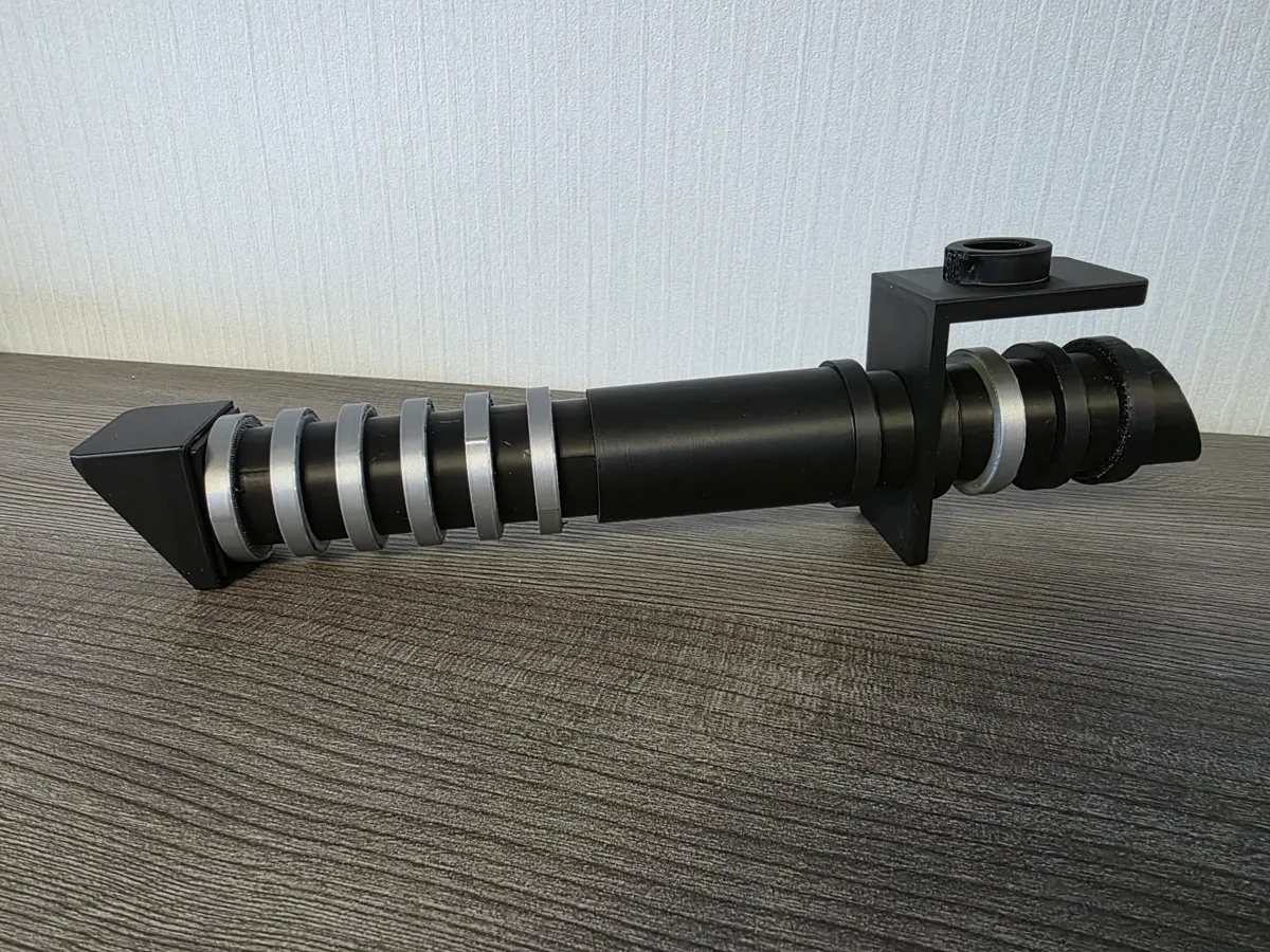 Lifesize Brick Lightsaber * Darksaber - Free 3D Print Model - MakerWorld