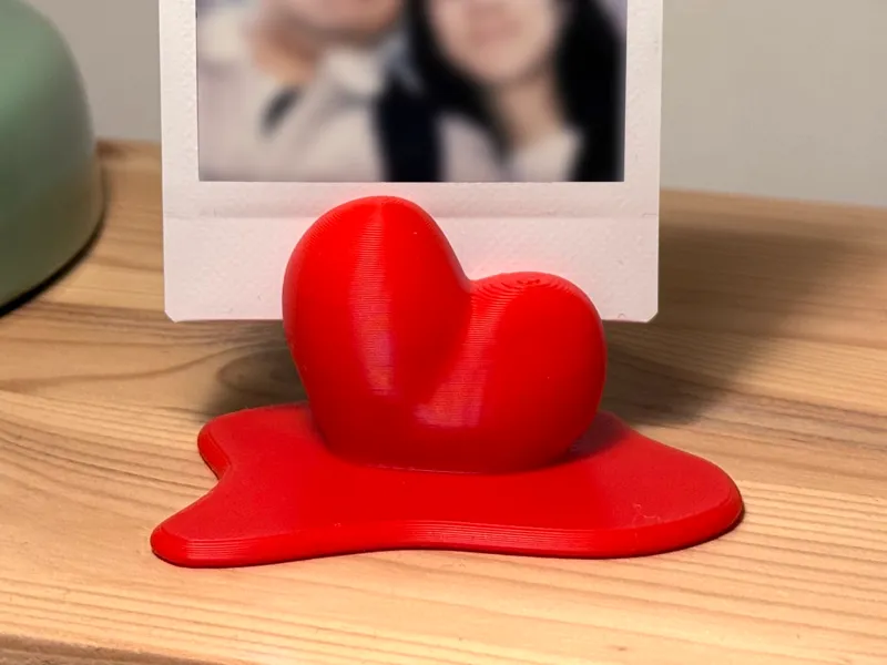 Melting Heart Instax Photo Holder Stand