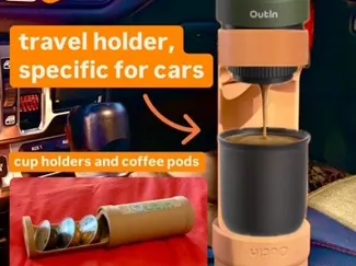OutIn 2 in 1 Supporto Da Viaggio Più Contenitore 