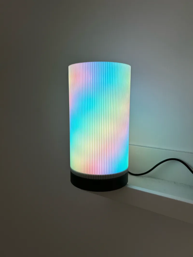 Battery Powered Wled RGB Lamp