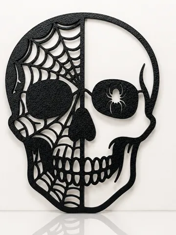 Adorno temático: Halloween Skull Wall Art – 2 Spooky Designs — vista de referencia 2