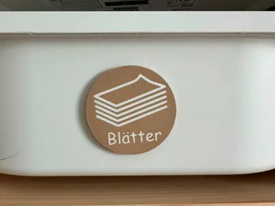 IKEA TROFAST Label Children's Room - Leaves