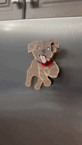 Wiggle Dog Magnet