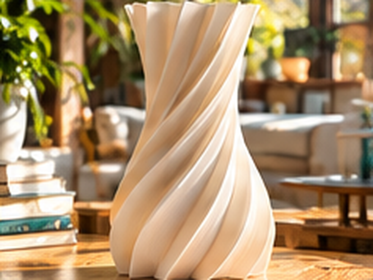 Aurora Spiral Vase 3D model