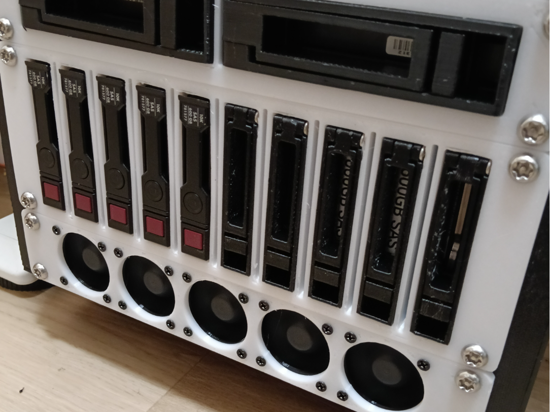 10in 2U 10x2.5 SSD Hotswap Rack panel HP Gen8 Gen9