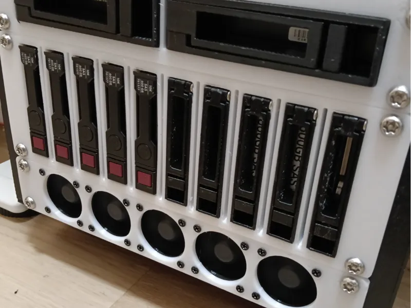 10in 2U 10x2.5 SSD Hotswap Rack panel HP Gen8 Gen9