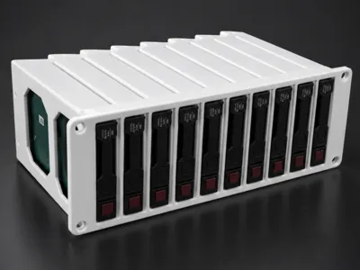 10in 2U 10x2.5 SSD Hotswap Rack panel HP Gen8 Gen9