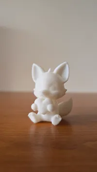 Loup mignon tenant un cœur — photo 2