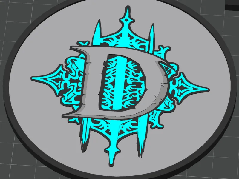 Diablo cup coaster