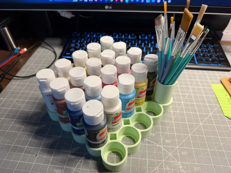 Craft Paint Organizer Tray