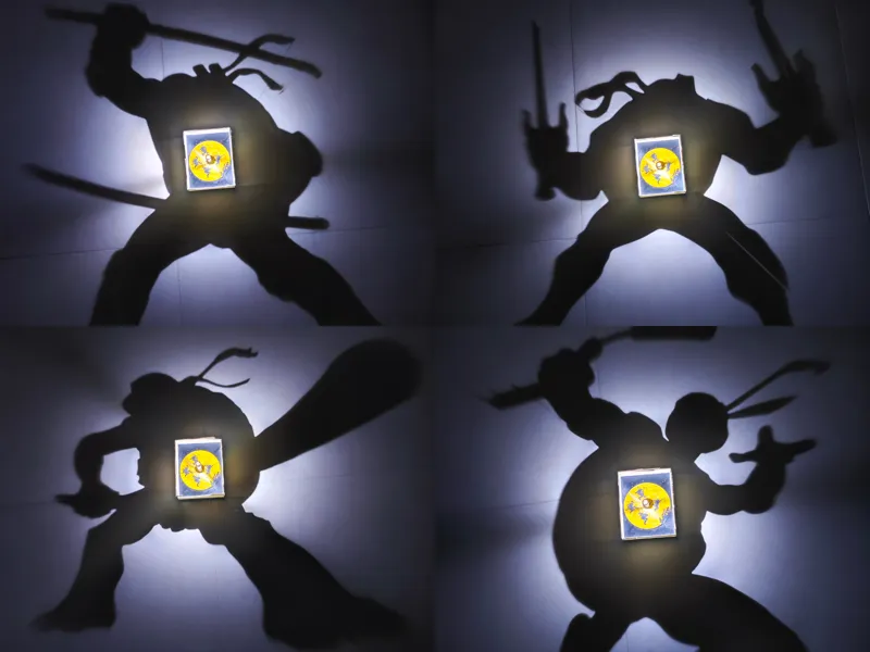 忍者神龟 剪影灯  Teenage Mutant Ninja Turtles shadow lamp