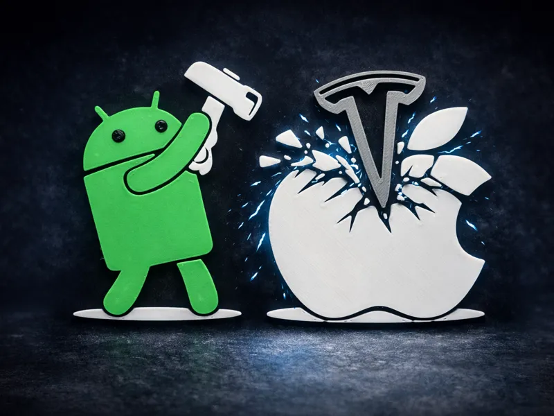 Epic Tech Clash – Android, Tesla & Apple