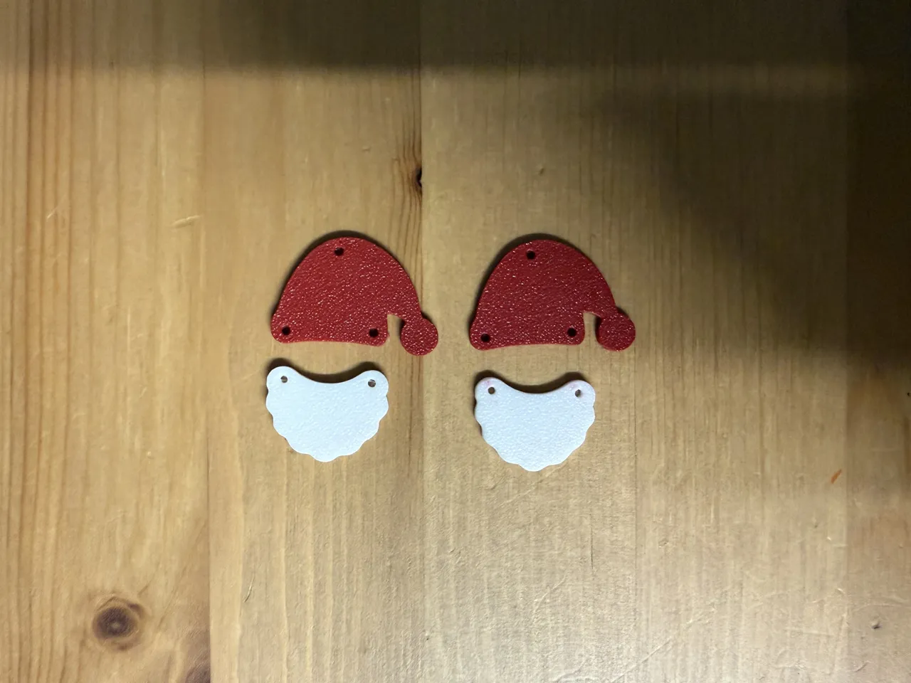 Santa Earrings view 2