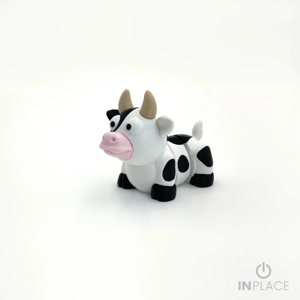 Cute Cow Articulated - Free 3D Print Model - MakerWorld