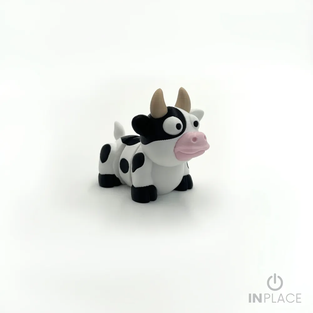 Cute Cow Articulated - Free 3D Print Model - MakerWorld