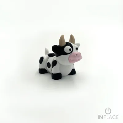 Cute Cow Articulated - Free 3D Print Model - MakerWorld