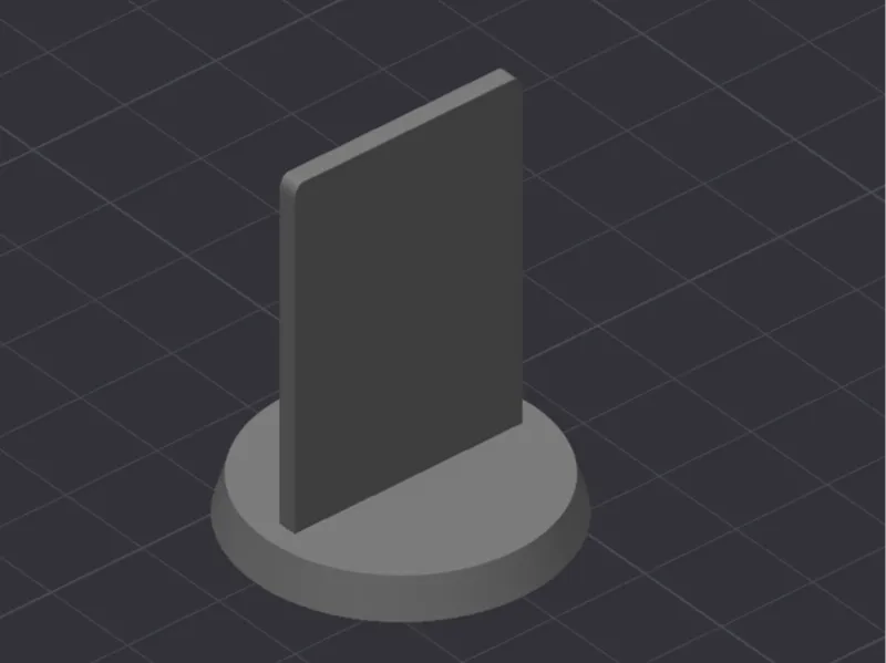 32mm minifigure base upright for stickers