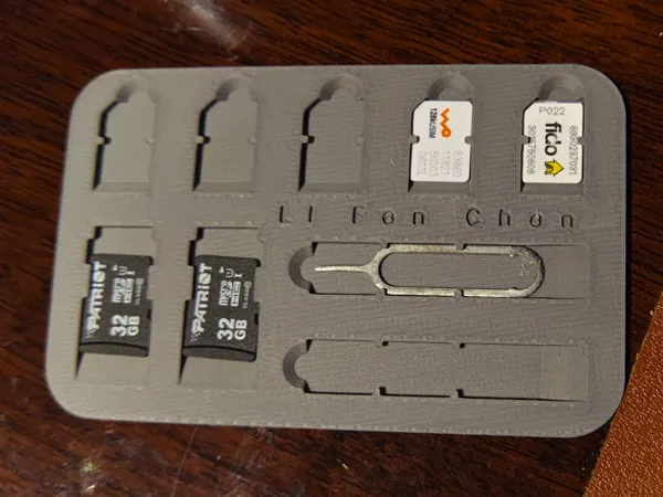 Porte-cartes SIM format carte bancaire