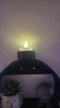 Tea light holder attachment