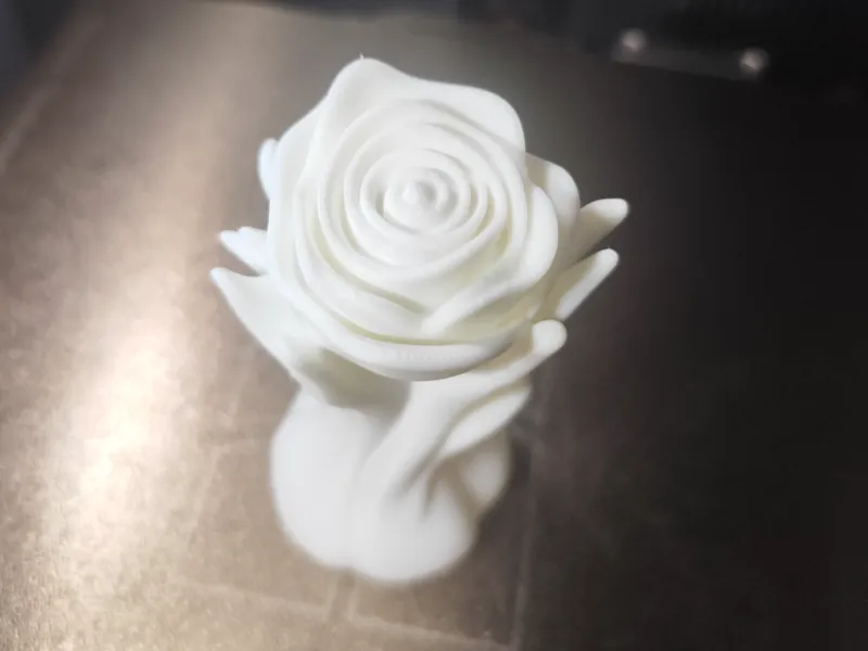 ROSE in Vase ( EASY PRiNT 0% INFILL )