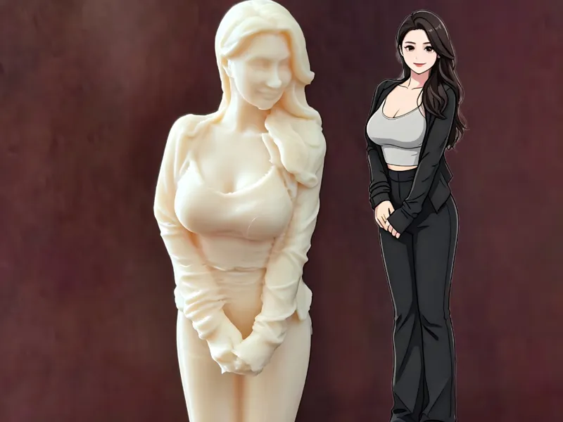 街拍羞涩女性