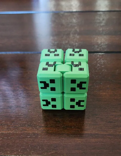 Minecraft Creeper Fidget Cube view 2
